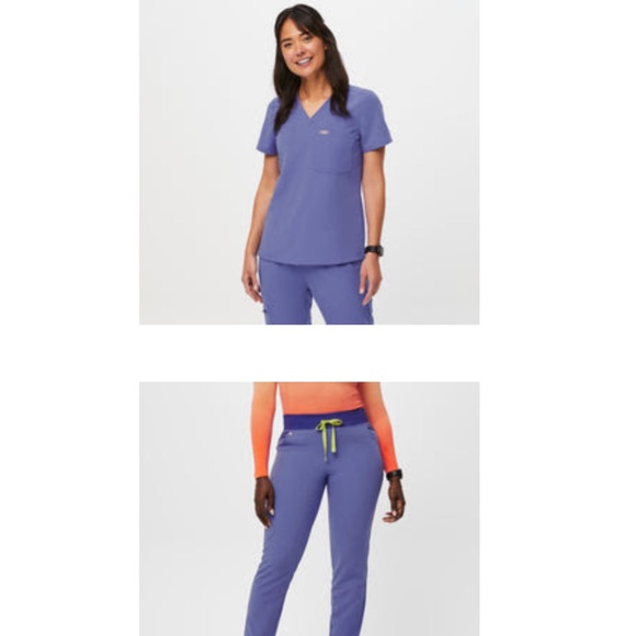 Figs Women's Purple Scrub Set - Picture 1 of 2